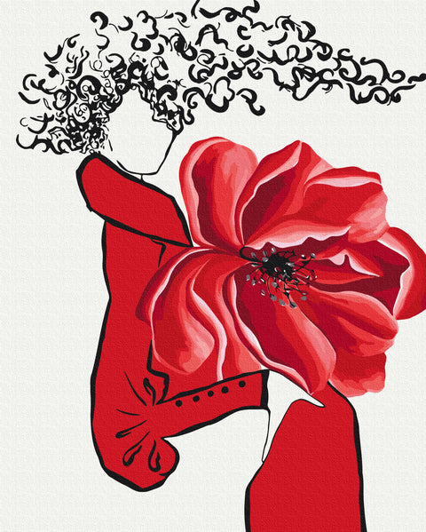 Malování podle čísel Červená fantazie © LUNATART (BS54057)