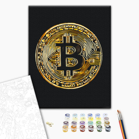 Malování podle čísel Bitcoin (BS53975)