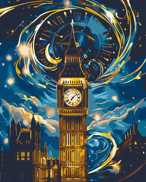 Malování podle čísel Okouzlený Big Ben (BS54016)