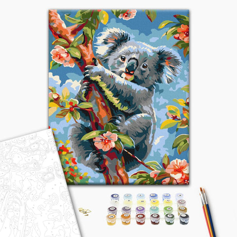 Malování podle čísel Koala v květinách (BS53988)