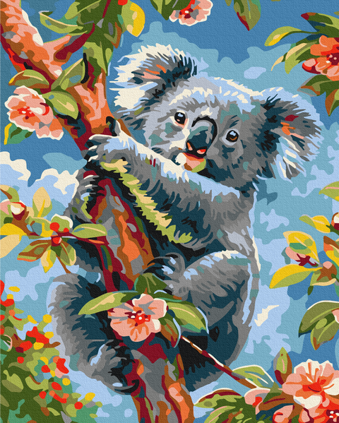 Malování podle čísel Koala v květinách (BS53988)