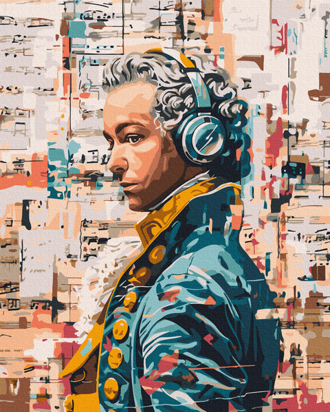 Malování podle čísel Moderní Mozart (BS54039)