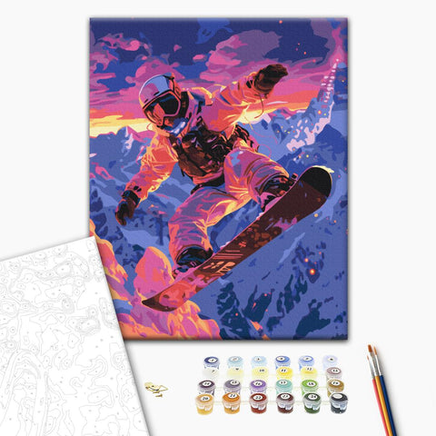 Malování podle čísel Snowboardista (BS54110)