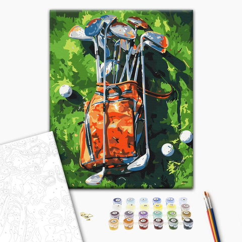 Malování podle čísel Chvíle pro golf (BS54106)