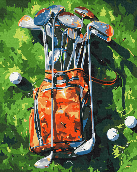 Malování podle čísel Chvíle pro golf (BS54106)
