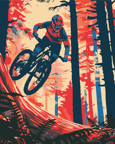 Malování podle čísel Adrenalin na kolech (BS54096)
