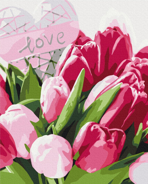 Malování podle čísel Tulipány s láskou (BS51324)