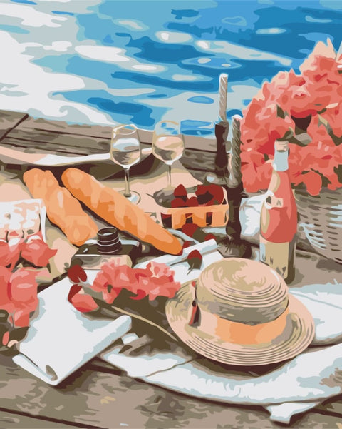 Malování podle čísel Piknik u moře (BS51331)