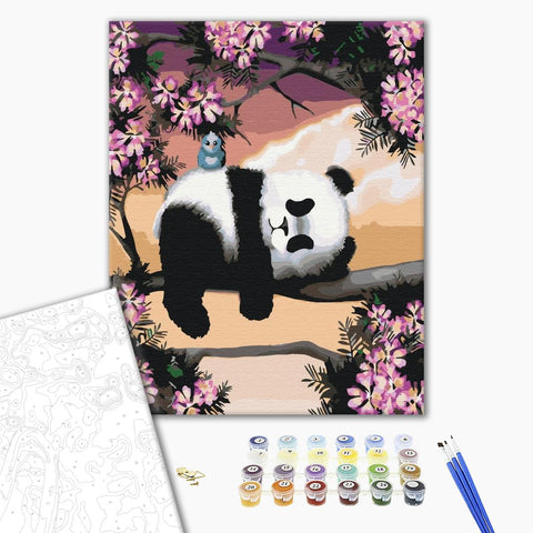 Malování podle čísel Ospalá panda (BS25499)