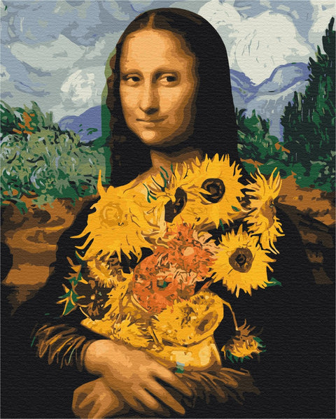 Malování podle čísel Mona Lisa se slunečnicemi (BS51605)