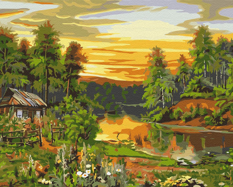 Malování podle čísel Atmosférický východ slunce (BS52215)