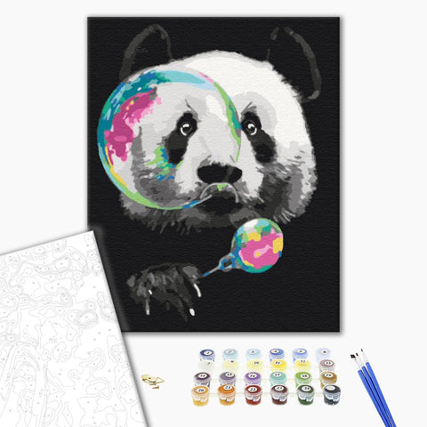 Malování podle čísel Panda s bublinou (BS51494)