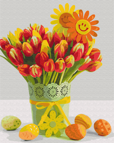 Malování podle čísel Velikonoční tulipány (BS51849)