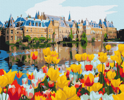 Malování podle čísel Palác v tulipánech (BS30195)