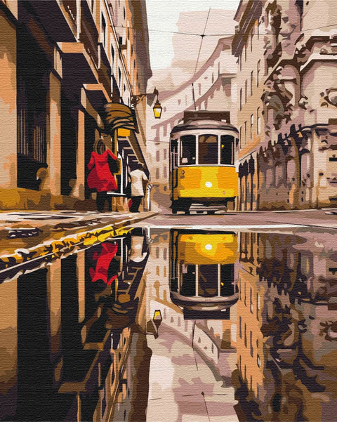 Malování podle čísel Městská tramvaj (BS39849)