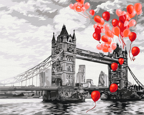 Malování podle čísel Balóny nad Tower Bridge (BS51704)