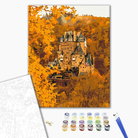 Malování podle čísel Podzimní hrad Eltz (BS52372)
