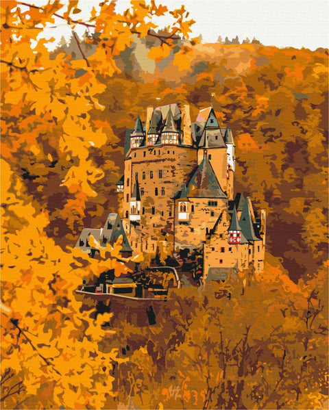 Malování podle čísel Podzimní hrad Eltz (BS52372)