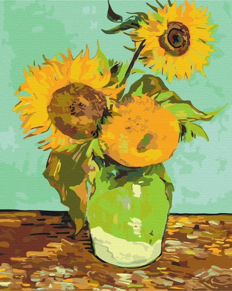 Malování podle čísel "Tři slunečnice ve váze" Vincent van Gogh (BS52344)
