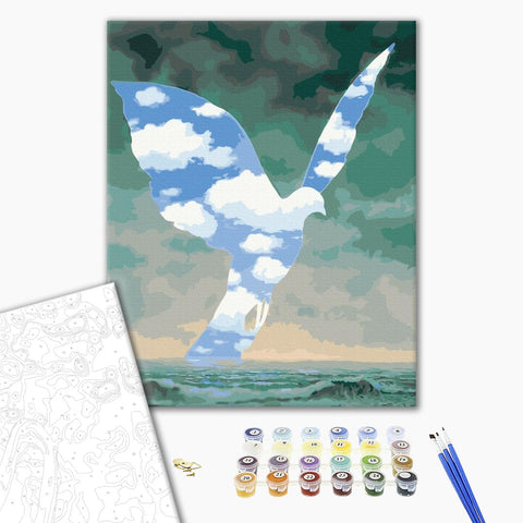 Malování podle čísel "Velká rodina" René Magritte (BS52384)