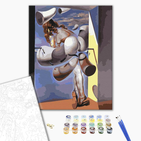 Malování podle čísel Sodomské sebeuspokojení nevinné panny. Salvador Dalí (BS52391)