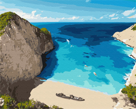 Malování podle čísel Modrá laguna (BS52632)