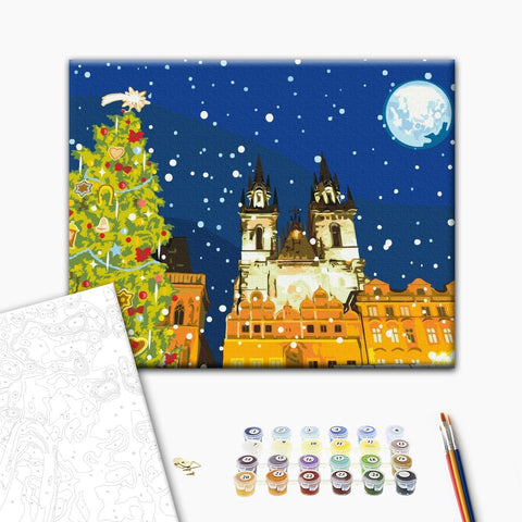 Malování podle čísel Novoroční Praha (BS52738)