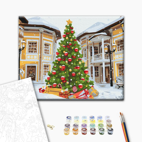 Malování podle čísel Hlavní krása Nového Roku (BS52747)