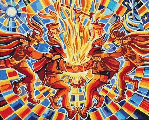 Malování podle čísel Tanec "Arkan" © Oleg Loburak (BS53314)