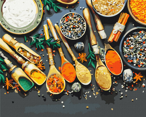 Malování podle čísel Aromatické koření (BS53398)