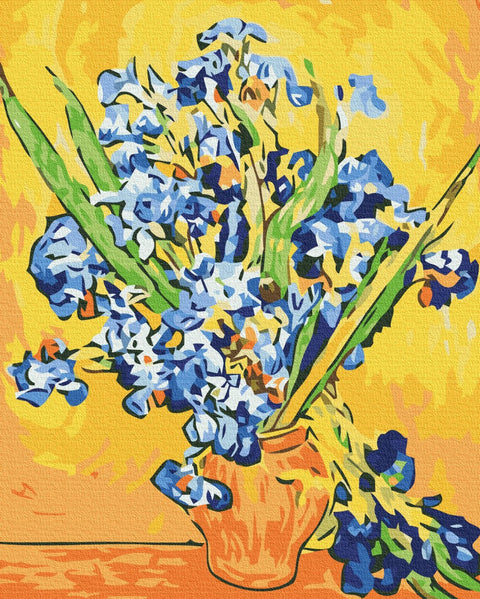 Malování podle čísel Kosatce ve váze. Vincent van Gogh (BS52876)
