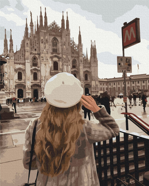 Malování podle čísel Procházka v Miláně ©miss_maleficient_ (BS53038)
