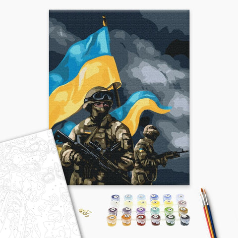 Malování podle čísel AFU ©Olga Bochulynska (BS53127)