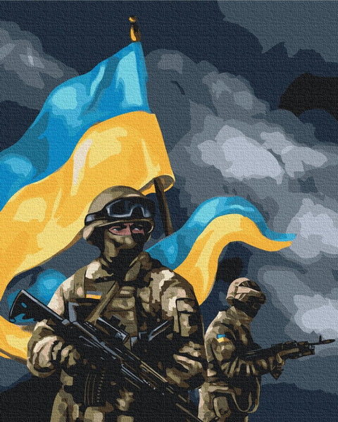Malování podle čísel AFU ©Olga Bochulynska (BS53127)