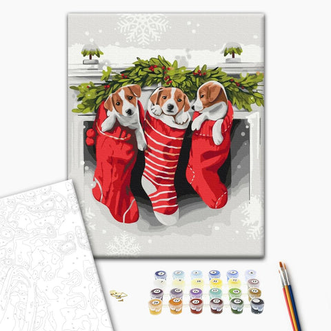 Malování podle čísel Dárek od Ježíška @ArtSvKl (BS53385)