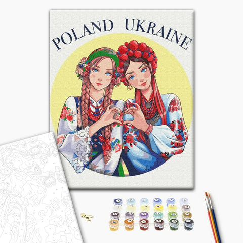 Malování podle čísel Podpora © Zakharova Natalia (BS53268)