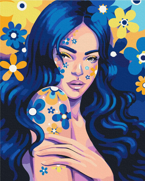 Malování podle čísel Indigová dívka © Polina Skurikhina (BS53734)