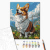 Malování podle čísel Sunny Corgi (BS53943)