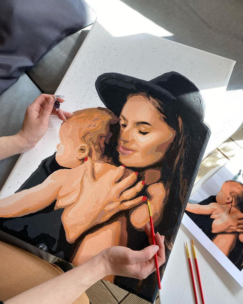 Malování podle čísel z vlastní fotografie