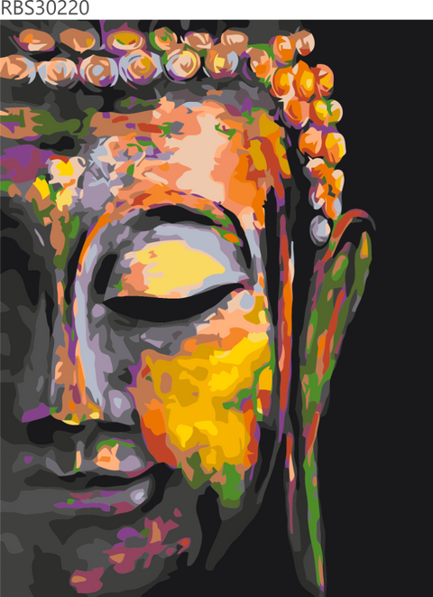 Malování podle čísel Vícebarevný Buddha (RBS30220)