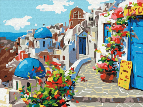 Malování podle čísel Letní Santorini (RBS22383)