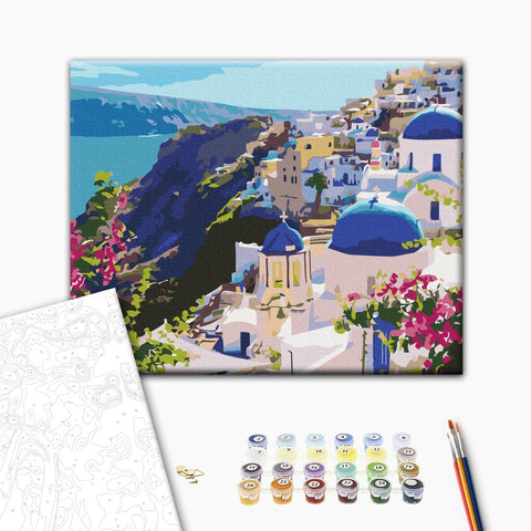 Malování podle čísel Krajina Santorini (RBS51589)