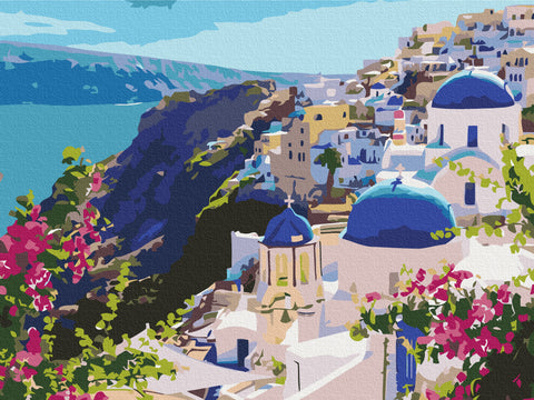 Malování podle čísel Krajina Santorini (RBS51589)