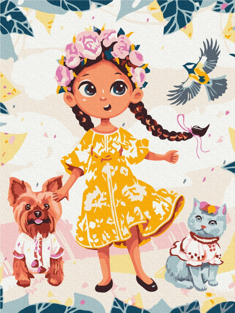 Malování podle čísel Ukrajinka Sofiika ©Karyna Yasynova (KBS0106)