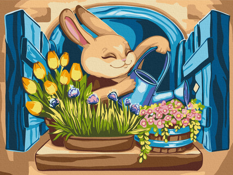 Malování podle čísel Květinářství Bunny © Olena Lazarenko (KBS0139)