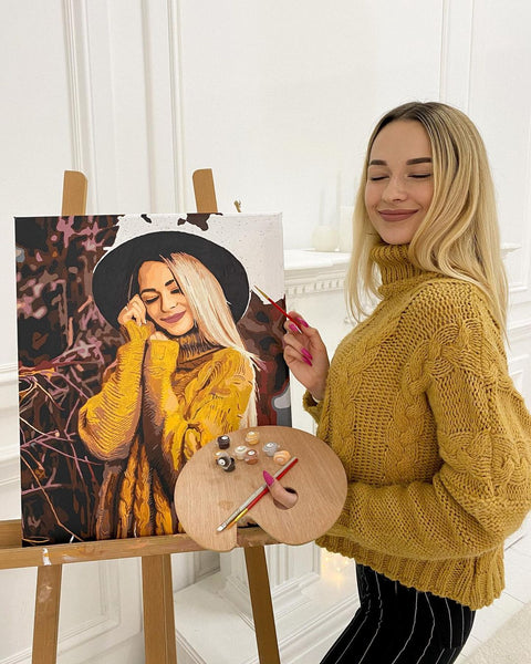 Malování podle čísel z vlastní fotografie